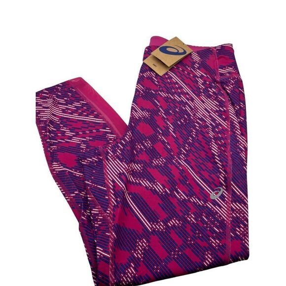ASICS WOMEN'S SAKURA TIGHTS/ Leggings,  Yo Zakura Aop, XL - Picture 3 of 16
